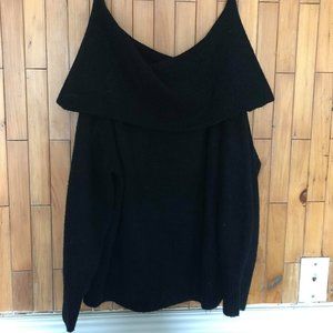 Chandail de laine off soulder